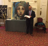 Mr. Amjad Raja conducting the auction